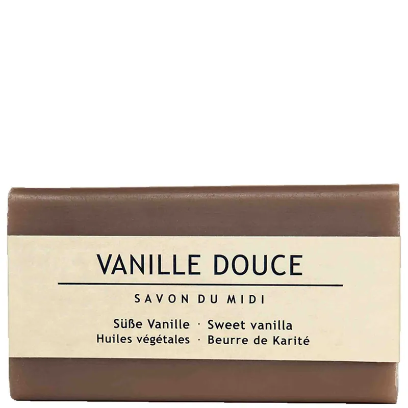 Geprüft Vanille Douce Karité Seife, 100 g