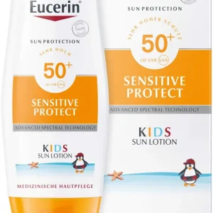 Eucerin Sun Sensitive Protect Kids Lotion LSF 50+ 150 ml Lotion Sichere Zahlung