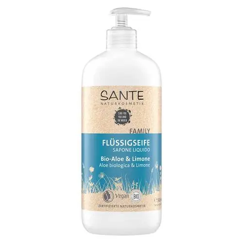 Sante Flüssigseife Bio-Aloe & Limone, 500 ml Neu