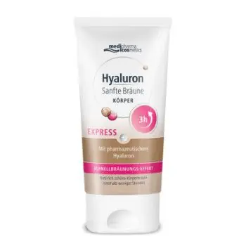 HYALURON SANFTE Bräune Express Körper Creme 150 ml Highlight