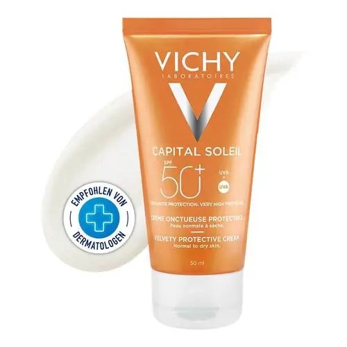 Vichy Capital Soleil Hautperfektionierende Sonnen-Creme LSF 50+ für das Gesicht, 50 ml Nur Heute