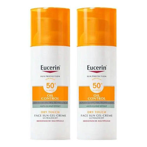 Billig Eucerin Sun Gel-Creme Oil Control LSF 50+, 2x50 ml