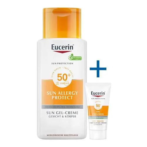 Nur Heute Eucerin Sonnen Allergie Schutz Sun Creme-Gel LSF 50+, 150 ml