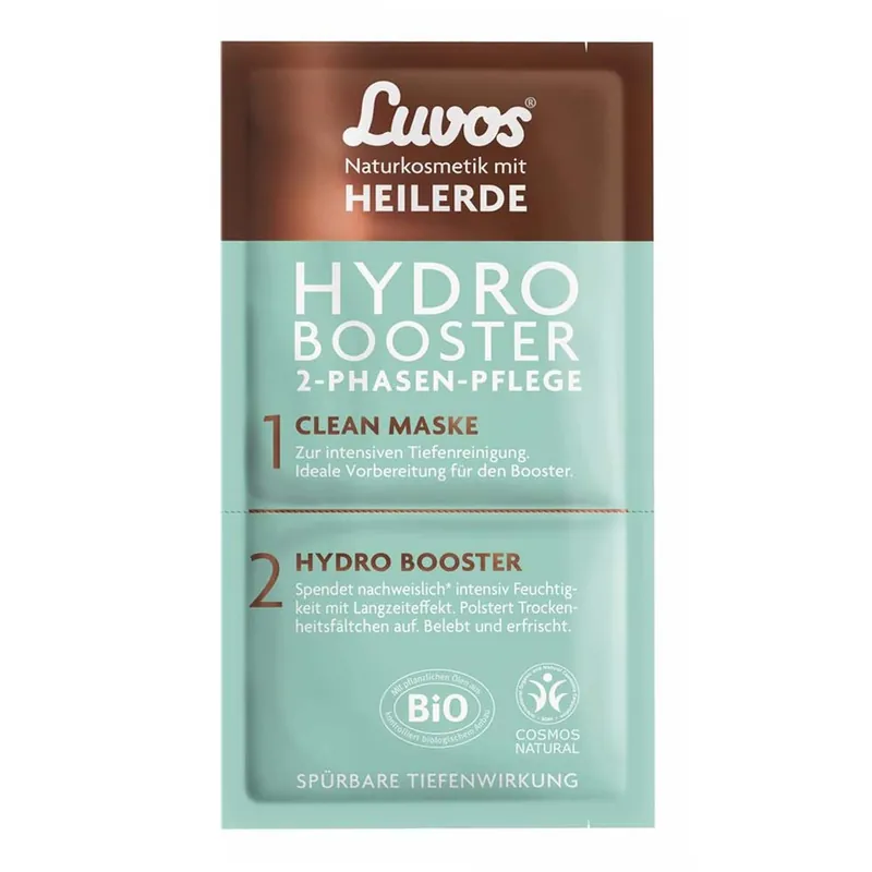 Geprüft Heilerde - Hydro Booster & Clean Maske