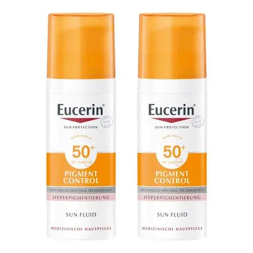 Garantierte Lieferung Eucerin Sun Fluid Pigment Control LSF 50 +, 2x50 ml