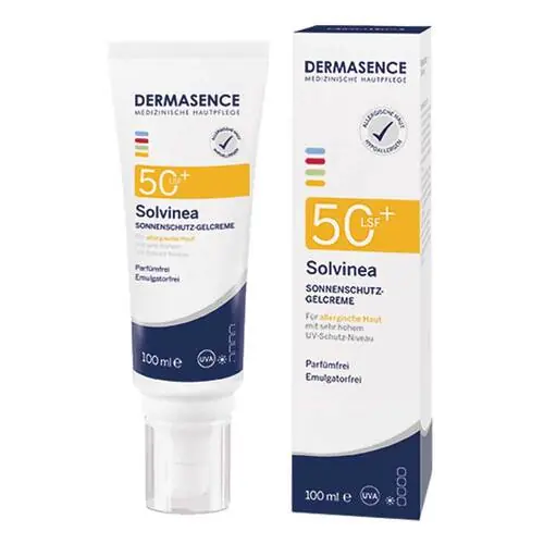 Preisknaller Dermasence Solvinea Sonnenschutz-Gelcreme LSF 50 + , 100 ml