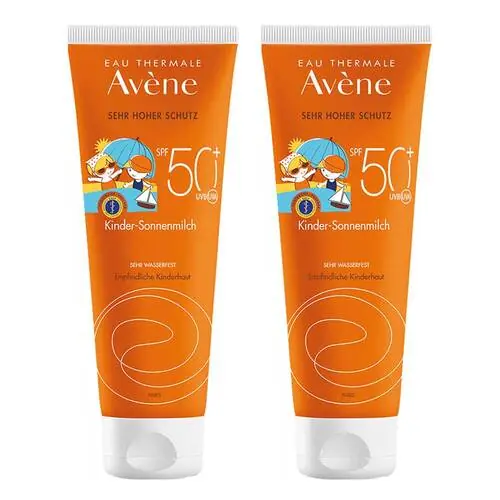 Echt Avene Kinder-Sonnenmilch SPF 50 + , 2x250 ml