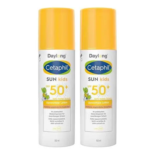 Cetaphil Sun Kids liposomale Lotion SPF 50 + Sonnenschutz, 2x150 ml Bestseller