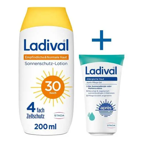 Neuheit Ladival empfindliche + normale Haut Lotion LSF 30, 200 ml