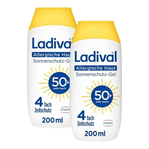 Meistverkauft Ladival allergische Haut Sonnenschutz-Gel LSF 50+, 2x200 ml