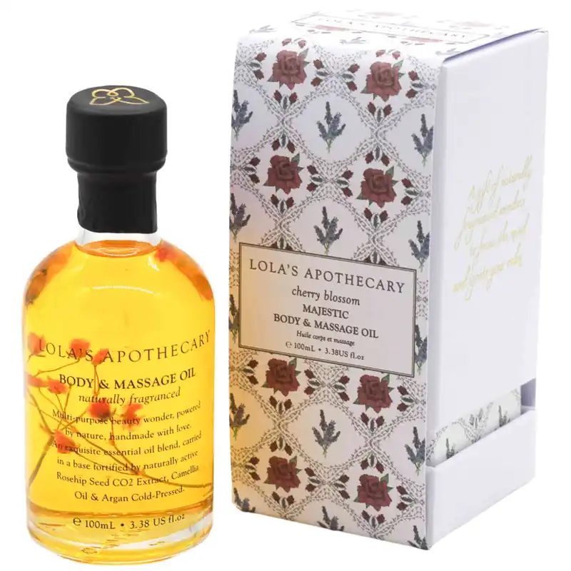 Kostenloser Rückversand Cherry Blossom Body & Massage Oil, 100ml