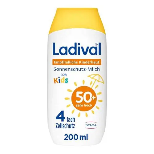 Schnäppchen Ladival empfindliche Kinderhaut Milch LSF 50 + , 200 ml