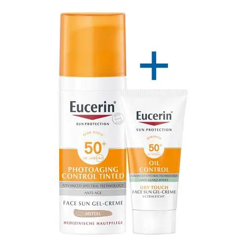 Eucerin Sun CC Gel-Creme getÖnt mittel LSF 50 + , 50 ml Expressversand