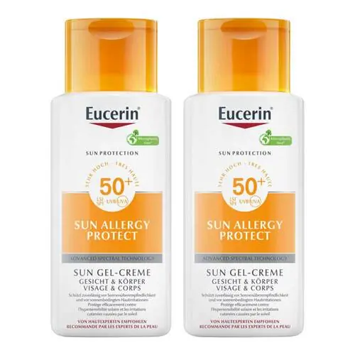 Sonderangebot Eucerin Sonnen Allergie Schutz Sun Creme-Gel LSF 5, 2x150 ml