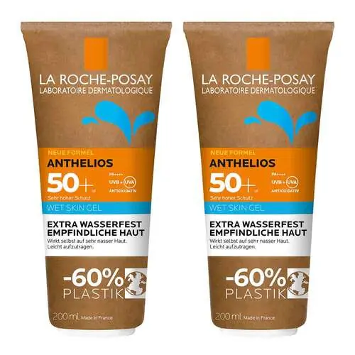 Aktuell La Roche-Posay Anthelios Wet Skin Gel LSF 50 +, 2x200 ml