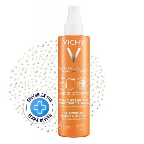 Vichy Capital Soleil Cell Protect Spray LSF 50 + , 200 ml Zertifiziert