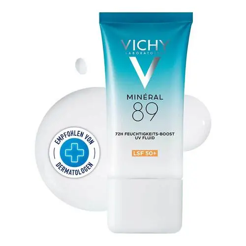 Kostenfreie Lieferung Vichy Mineral 89 Feuchtigkeits-Boost UV Fluid, 50 ml