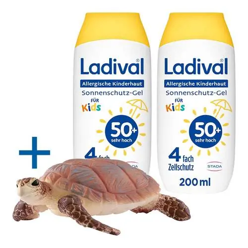 Ladival allergische Kinderhaut Gel LSF 50 + , 2x200 ml Kracherpreis