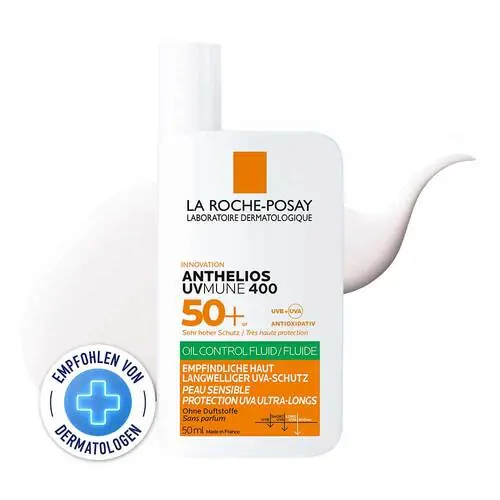 Aktuell Roche-Posay Anthelios Oil Con.Fluid ohne Duft LSF 50 + , 50 ml