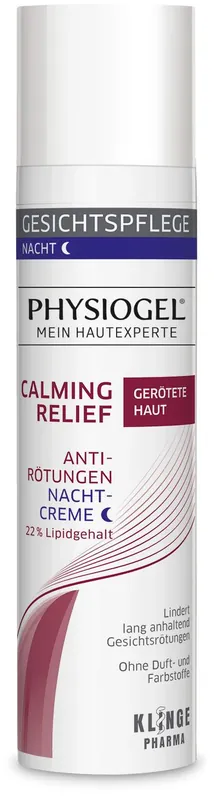 Physiogel Calming Relief Anti Rötungen 40 ml Nachtcreme Preisknaller