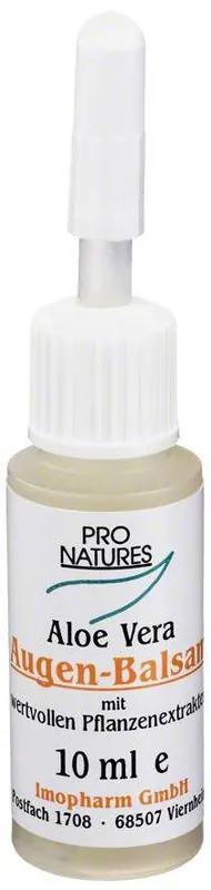 Rabatt Aloe Vera Augenbalsam Pro Natur