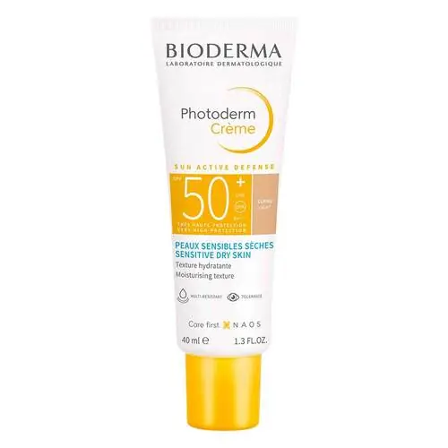 Angebot Bioderma Photoderm Creme SPF 50 + hell für trockene, sonnenempfindliche Haut, 40 ml