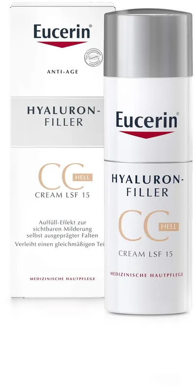 Eucerin Anti Age Hyaluron Filler Cc Hell Cream 50 ml Creme Neu Im Sortiment