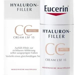 Eucerin Anti Age Hyaluron Filler CC Cream mittel 50 ml Creme Kostenloser Rückversand