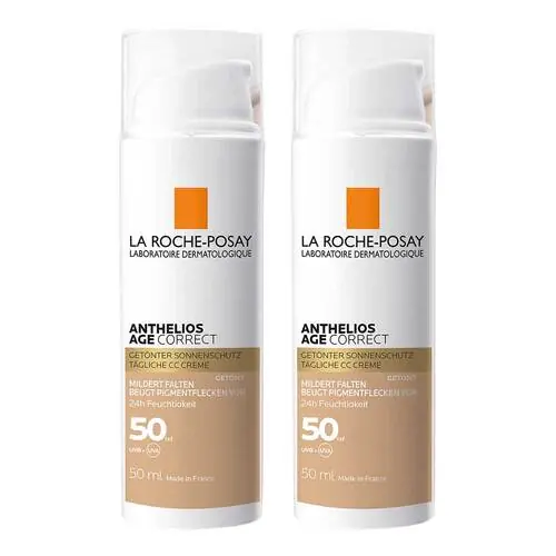 La Roche Posay Anthelios Age Correct getÖnte Creme LSF 50, 2x50 ml Markenware