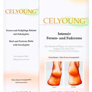Neu Im Sortiment Celyoung Intensiv Fersen Fußcreme und -Balsam 2 X 100 ml 1...