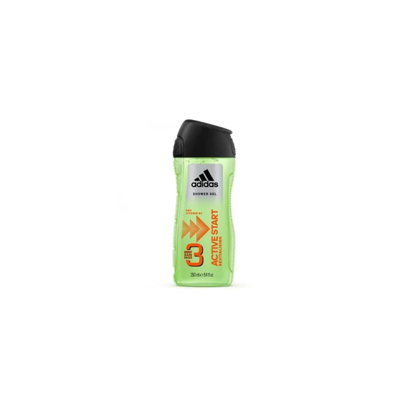 Adidas Douchegel voor heren 3in1 Active Start 250 ml Highlight