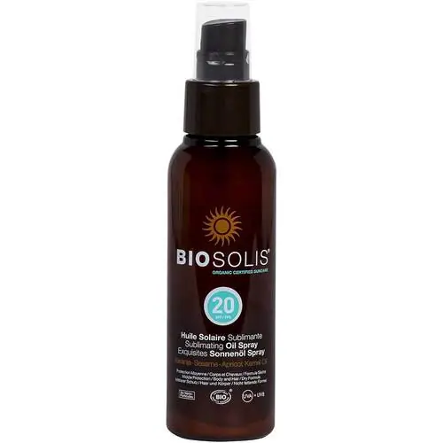 Bio SonnenÖl Spray LSF 20 Biosolis, 100 ml Garantierte Lieferung