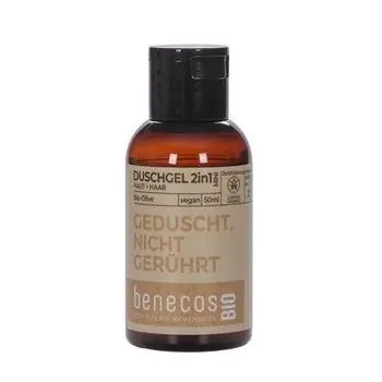 Knallerangebot Benecos Mini Duschgel 2in1 Olive 50 ml