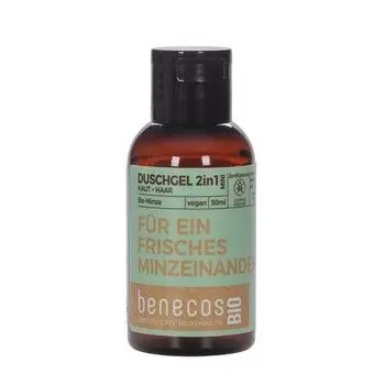 Highlight Benecos Mini Duschgel 2in1 Minze 50 ml