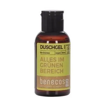 Benecos Mini Duschgel Grüntee 50 ml Ausverkauf