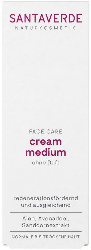 Neue Kollektion Aloe Vera Creme Medium Ohne Duft 30 ml