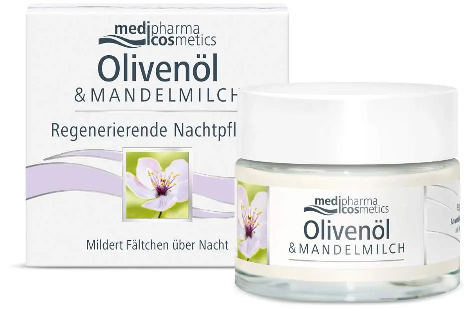 Solange Der Vorrat Reicht medipharma cosmetics Oliven Mandelmilch Regenerierende Nachtpflege 50 ml