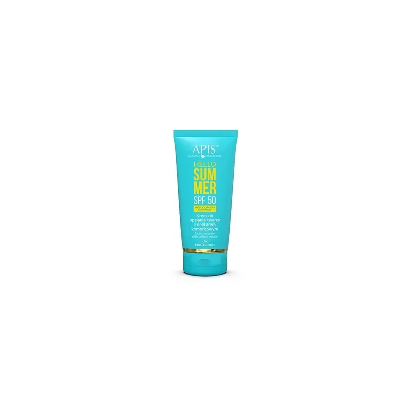 Apis Hello Summer SPF50 Gezichtszonnebrandcrème met cellulaire nectar 50 ml(30-04-2026) Sichere Zahlung