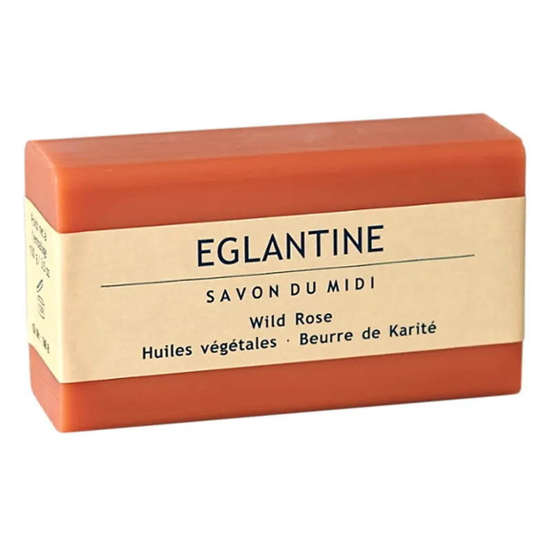 Seife mit Karitébutter - Eglantine|Wildrose 100g Highlight