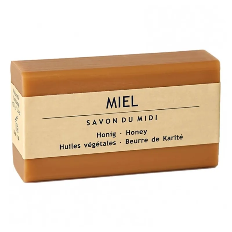 Seife mit Karitébutter - Miel|Honig 100g Direkt Vom Hersteller