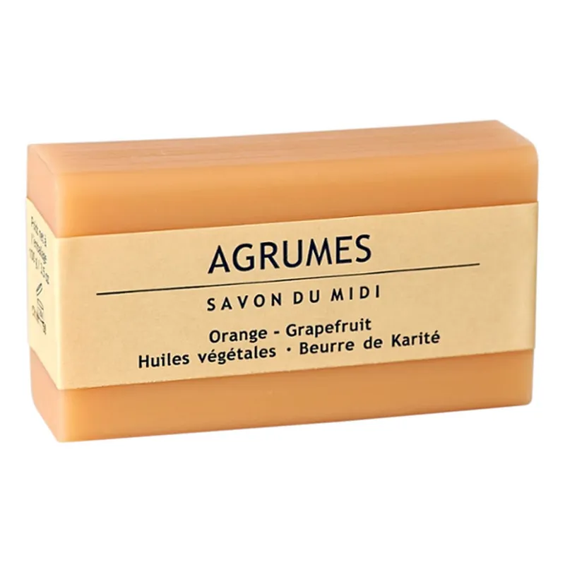 Finale Aktion Seife mit Karitébutter - Agrumes|Orange-Grapefruit 100g