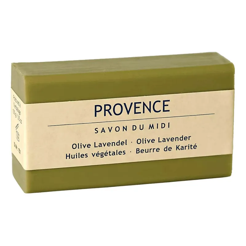 Seife mit Karitébutter - Provence|Olive Lavendel 100g Versand Am Gleichen Tag