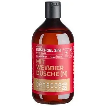 Benecos Duschgel 2in1 Weißbier 500 ml Markenware