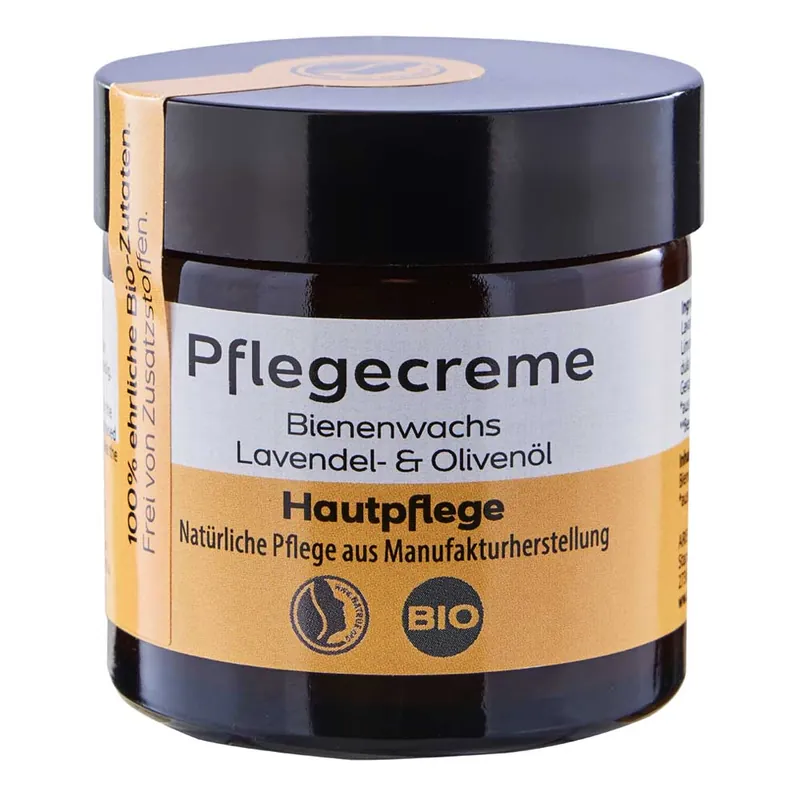 Expressversand Pflegecreme - Bienenwachs Lavendel- & Olivenöll Hautcreme 50g