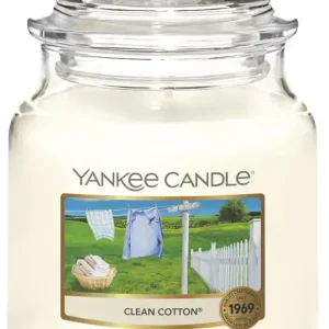 Begrenztes Angebot Yankee Candle Clean Cotton Duftkerze