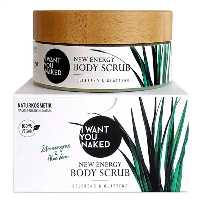Body Scrub - New Energy Zitronengras & Aloe Vera Sichere Zahlung