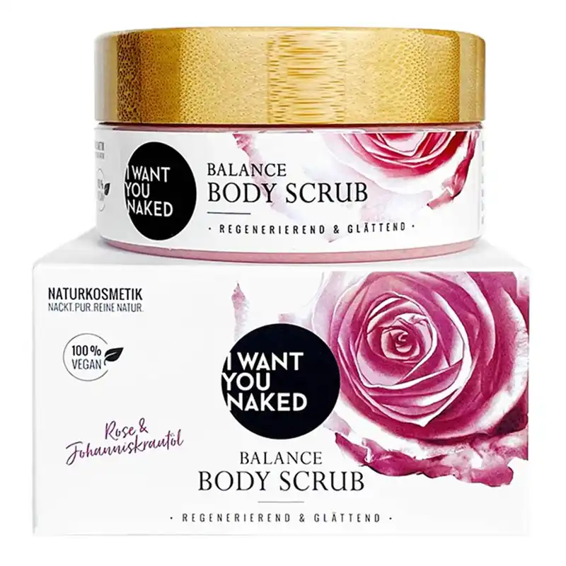 Body Scrub - Balance Rose & Johanniskraut-Öl Sonderangebot