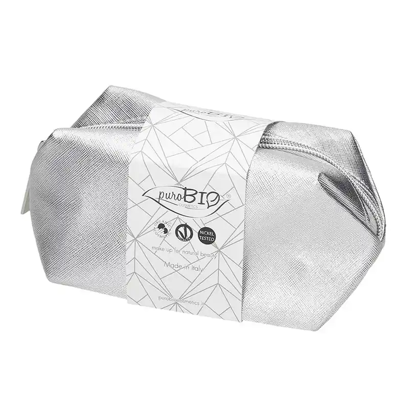 Pouch - Silver Saffiano Garantierte Lieferung