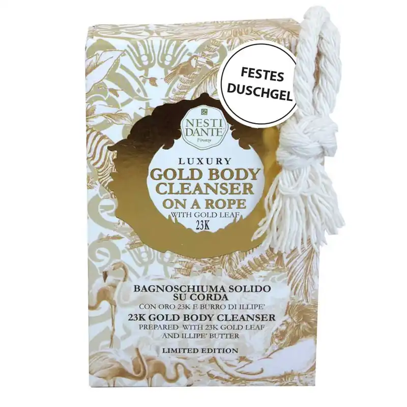 Kostenfreie Lieferung Luxury Gold Body Cleanser- Rope