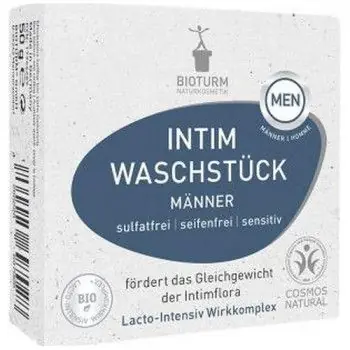 BIOTURM Intim Waschstück Männer 50 g Schneller Versand